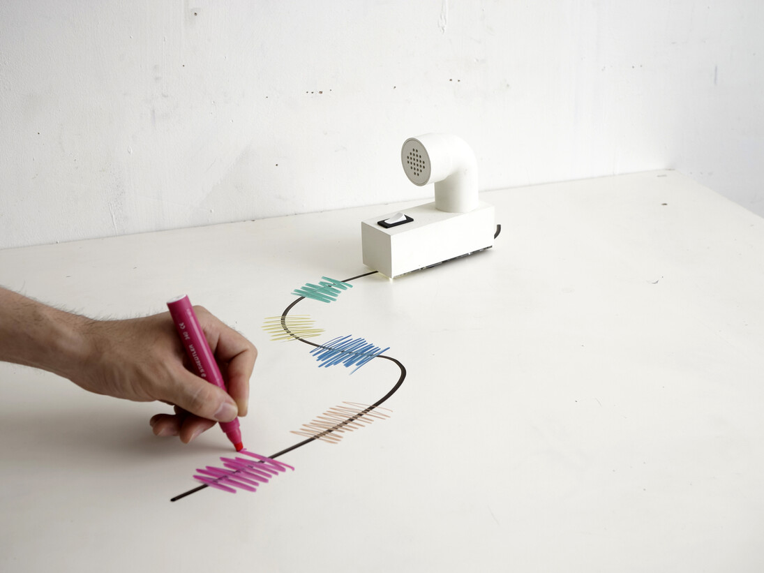 Yuri Suzuki (Japanese, born 1980). Color Chaser. 2010-2013. Plastic and electronics components. 1 15/16 × 5 1/16 × 5 1/16″ (5 × 12.8 × 12.8 cm). The Museum of Modern Art, New York. Gift of the designer.