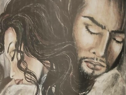 A closer look at one of the Illustration by Nora Art from Il Piacere by Gabriele d’Annunzio