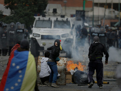 Protestas en Venezuela contra el régimen y la precariedad social