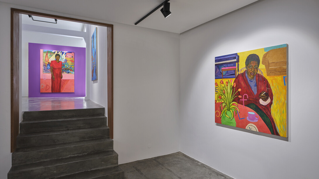 Khalif Tahir Thompson, Beautiful land, exhibition view. Courtesy of Zidoun‐Bossuyt Gallery