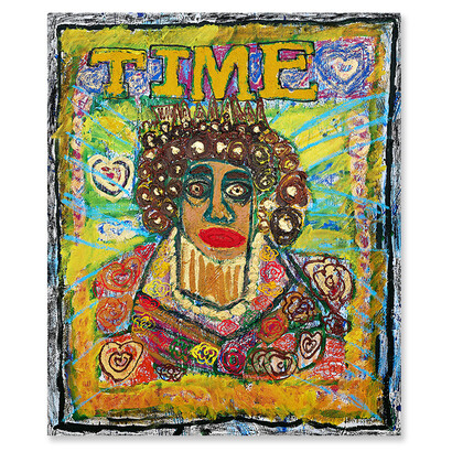 Yang Si Young, Time, 153x183cm, mixed media on canvas