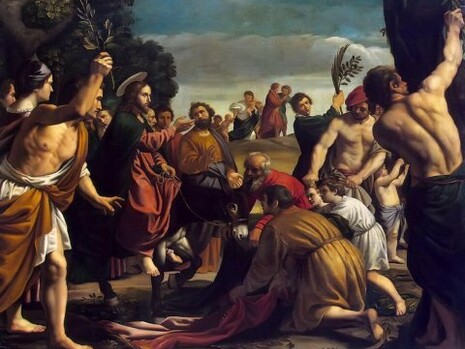 Pedro Orrente, Gesù entra a Gerusalemme