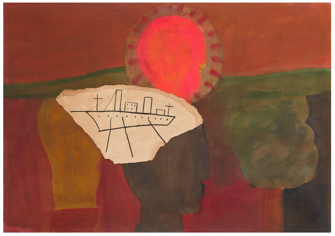 Mimmo Paladino. Courtesy of Galleria Giovanni Bonelli.