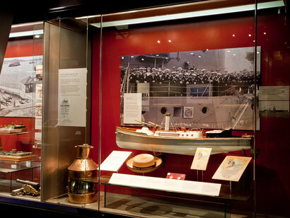 Navy, exhibition view. Courtesy of the Australian National Maritime Museum