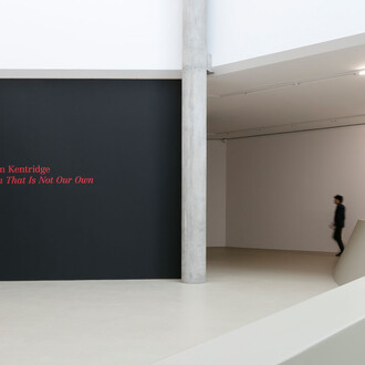 William Kentridge. Courtesy of Kunstmuseum Basel