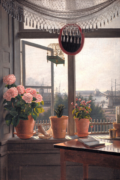 Martinus Rørbye,View from the Artist’s Window, 1825, SMK.

