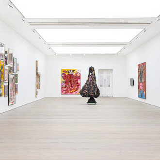Jack Kabangu, Barndommens drømme, exhibition view. Courtesy of Beers