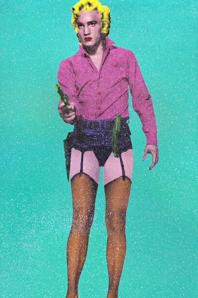 Henry Hate - Diva Las Vegas (Turquoise). Courtesy of Imitate Modern