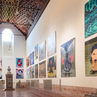 Manuela Solano, Alien queen / Paraíso extraño, vista de exhibición. Cortesía del Centro Andaluz de Arte Contemporáneo