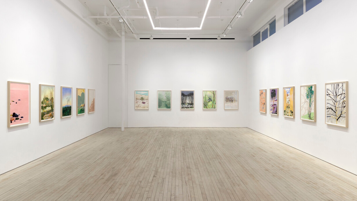 Per Adolfsen, Walk with me, exhibition view. Courtesy of Nino Mier Gallery 