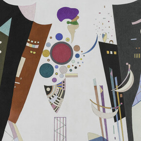 Vassily Kandinsky, Accord réciproque (detalle), 1942. Cortesía del Centre Pompidou Málaga