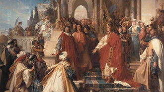 Arthur Georg von Ramberg. La Corte dell'Imperatore Federico II a Palermo