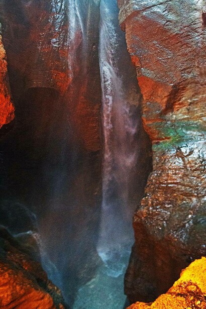 Le cascate del Varone, suddivise in grotta inferiore e grotta superiore