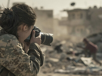 Documenting war and conflict, a photographer captures the raw emotions and devastation of humanitarian crises, bringing global attention to those affected