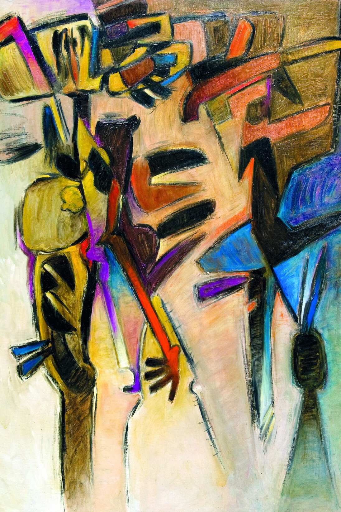 Gesticulante. 1976. Oil on canvas. 150 x 120 cm 