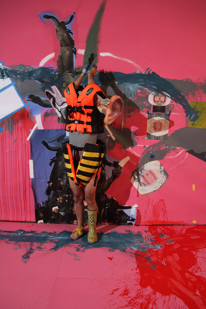 Ramin Haer­izadeh, Rokni Haer­izadeh, and Hesam Rahmanian. Courtesy of SCHIRN