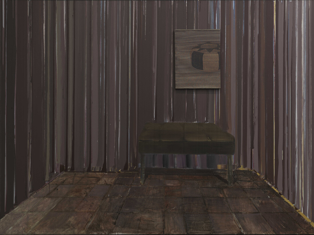 Chen Yujun, Temporary Home No.2, 2012, Oil on canvas, 79 x 118 inches; 200 x 300 cm