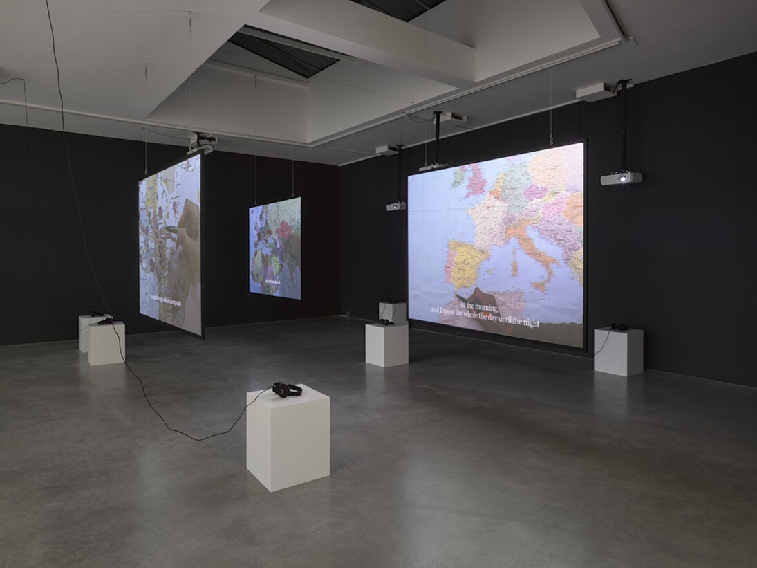 Bouchra Khalili, Exhibition view. Courtesy of Lisson Gallery