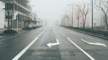 Empty streets represent a decline in population