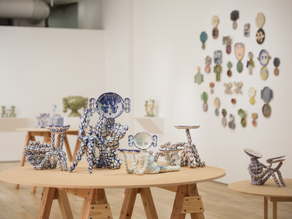 Eun-Ha Paek, Alters, exhibition view. Courtesy of HB381 Gallery