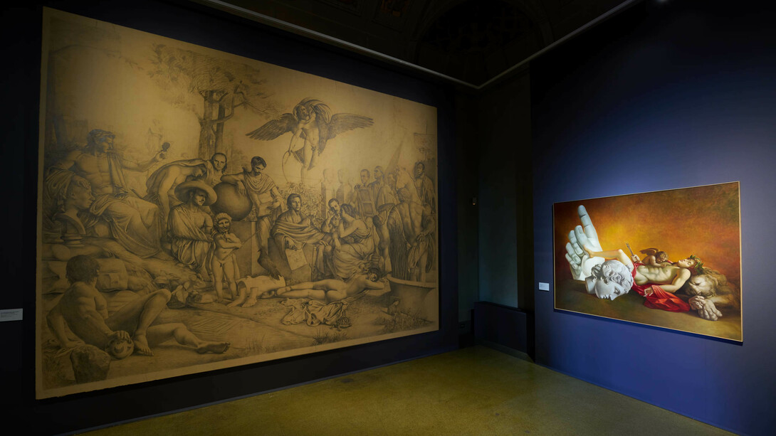Carlo Maria Mariani, Arte beyond time, vista della mostra. Per gentile concessione delle Gallerie degli Uffizi