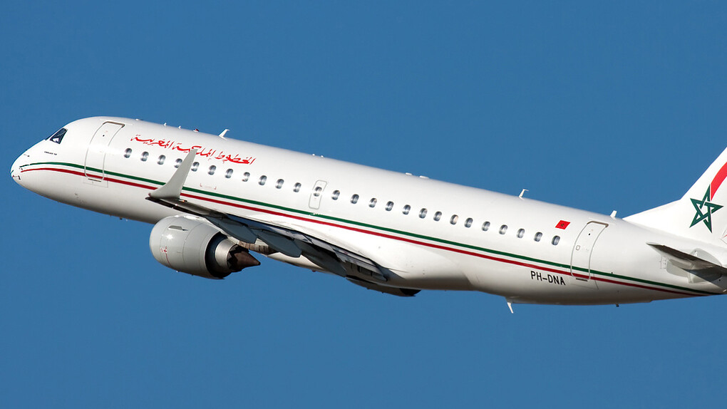 A plane of Royal Air Maroc