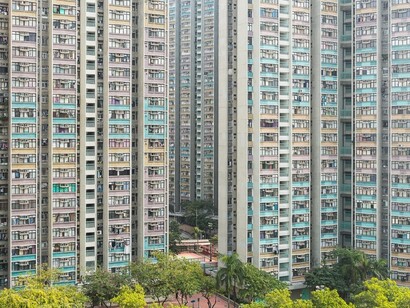 Diversidade sobrevivente: Conjuntos habitacionais na China. Fotografia de Christopher Domakis, série Microcosm