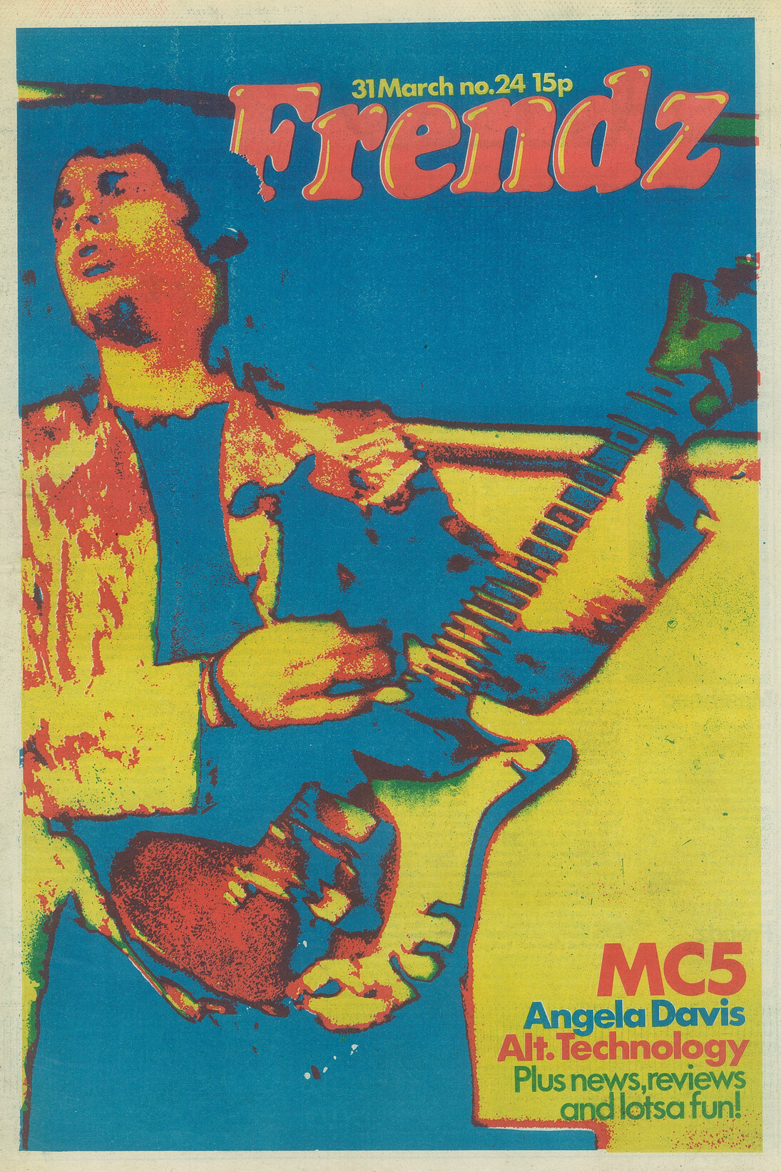 Frendz-24, 31 March 72. Courtesy of Barry Miles and Rocket 88