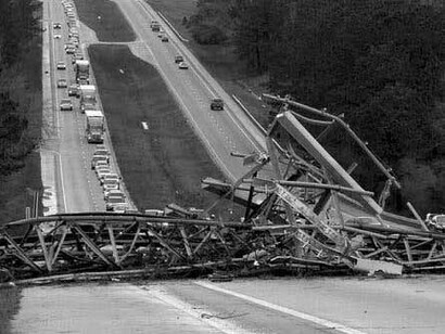 Cell tower felled by tornado across U.S. Route 280