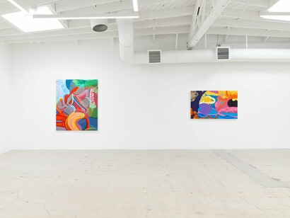 Heather Guertin, The radiant edge, exhibition view. Courtesy of Anat Ebgi 