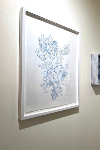 Kathleen Beausoliel, Springs, 2023.Ink on paper, 24h x 19w in. Courtesy of Garvery | Simon 