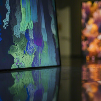 Daniel Canogar. Courtesy of Mark Moore Gallery