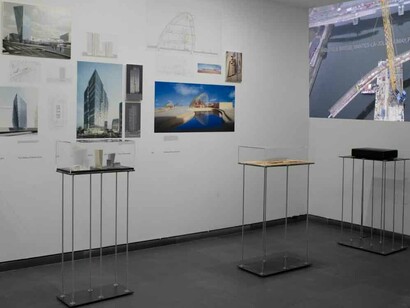Dietmar Feichtinger, Architecture of connection, exhibition view. Courtesy of Austrian Cultural Forum