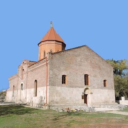 The Caucasian Albanian Church of the Holy Virgin Mary, located in the Nij village of the Gabala district of Azerbaijan