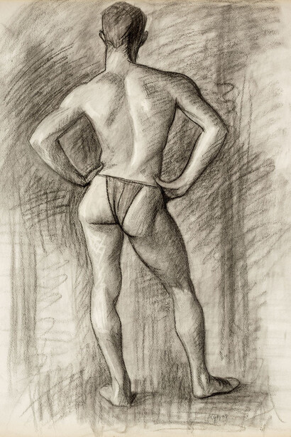 A Model in the Studio. Courtesy of Montreal Museum of Fine Arts