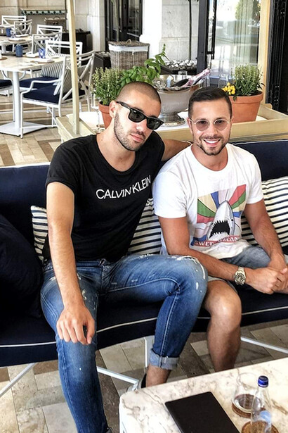 Djordje Bukvic with Rami Kadi at the IFF Porto Montenegro