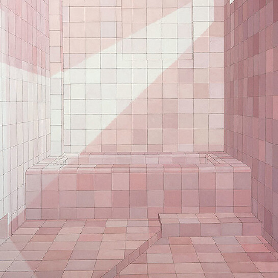 Adriana Varejão, A diva (The diva), 2016, Oil on canvas, 104 5/16 × 86 5/8 inches (265 × 220 cm) © Adriana Varejão. Photo by Vicente de Mello