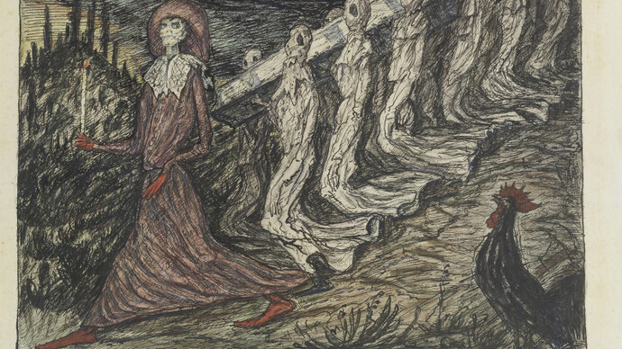 The Hour of Birth. Courtesy of Leopold Museum