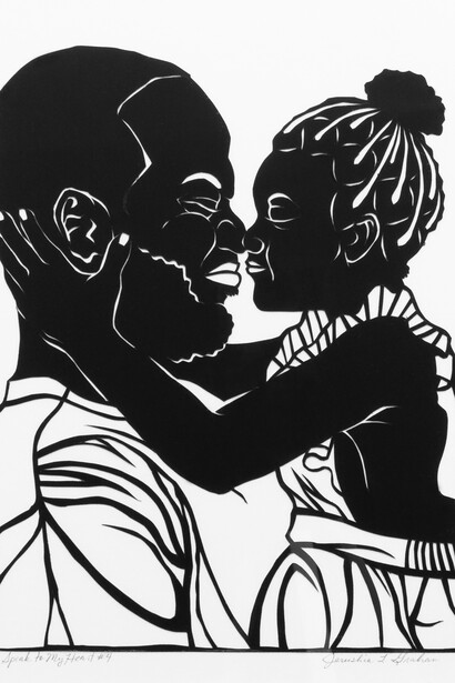 Jerushia Graham, Speak to my heart #4, 2024. Courtesy of Spalding Nix Fine Art