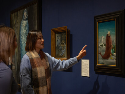 Various artists, Surrealism: picturing the strange, exhibition view. Courtesy of National Galleries of Scotland