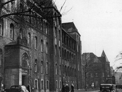 Hospital de la Charité (Berlín) a principios de la década de los cincuenta