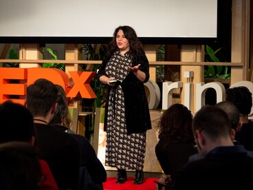 Michela Murgia all'evento TEDxTorino "Genius Ex Machina" - 20.02.2019, foto di TEDxTorino 