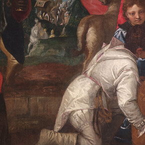 Paolo Caliari detto il Veronese, Adorazione dei Magi, part., Olio su tela, cm 320 x 234, Vicenza, chiesa di Santa Corona @ Centro d'ateneo per le Arti Visive - Università degli Studi di Bergamo, foto G. Poldi, G.C. F Villa