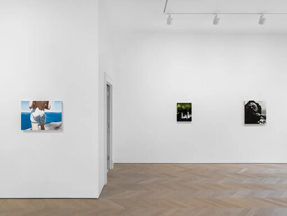 Wilhelm Sasnal, Family / history, exhibition view. Courtesy of Sadie Coles HQ