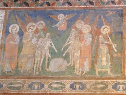 Affresco a Castel Sant'Elia