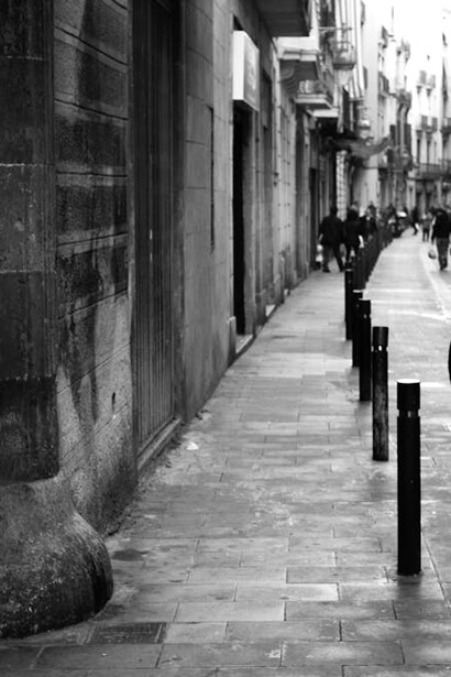 Calles del barrio gótico, Barcelona, España