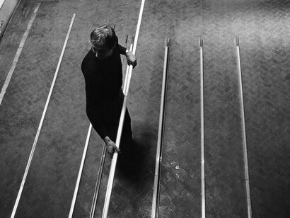 Paolo Masi, Linee. luce ad angoli di rifrazione, 1971