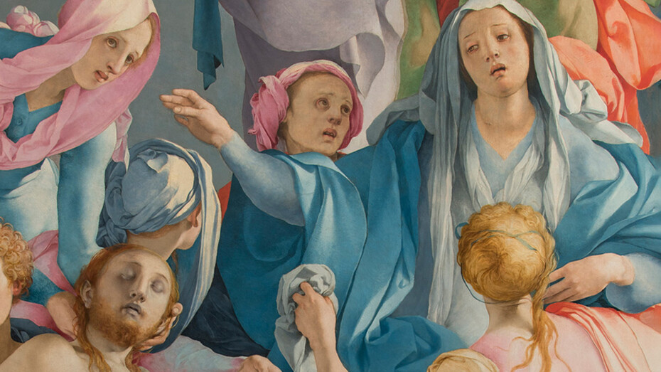 Il Trasporto di Cristo di Pontormo conservato nella Cappella Capponi nella chiesa di Santa Felicita a Firenze