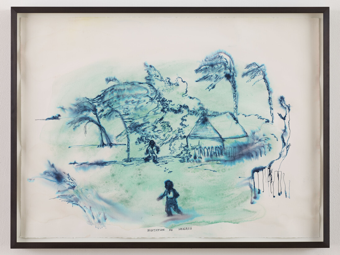 Kara Walker, West Indies, 2014, Watercolor on paper, 22 x 30 inches (55.9 x 76.2 cm). © Kara Walker; courtesy of Sikkema Jenkins & Co., New York
