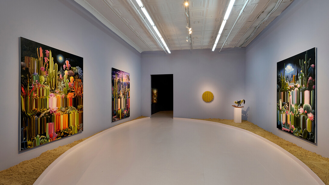 Alexis Mata and Raul De Lara, Fata morgana, exhibition view. Courtesy of The Hole